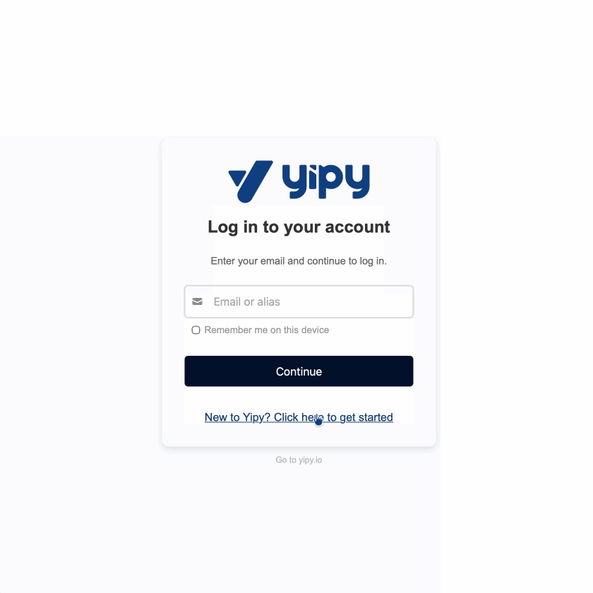 clicking new user option